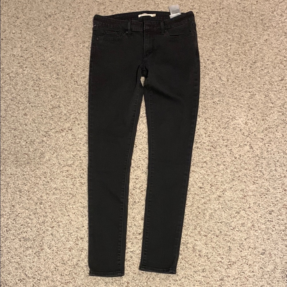 Levi's Black Skinny Jeans Sleek and Stylish